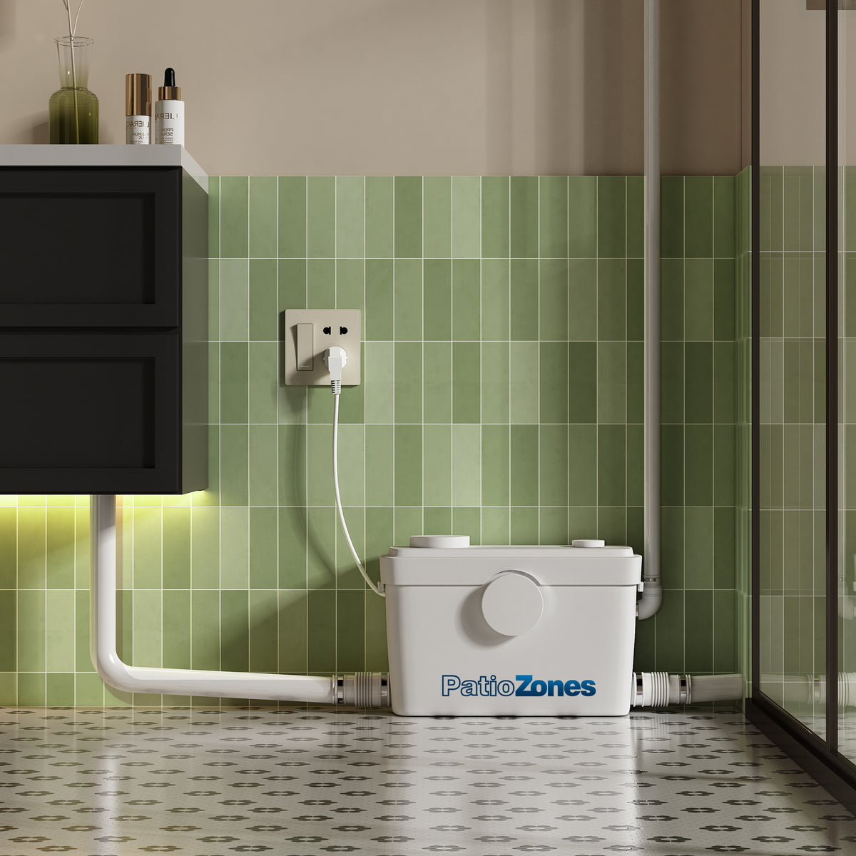 PatioZones FLO750 Macerator Pump - detail view
