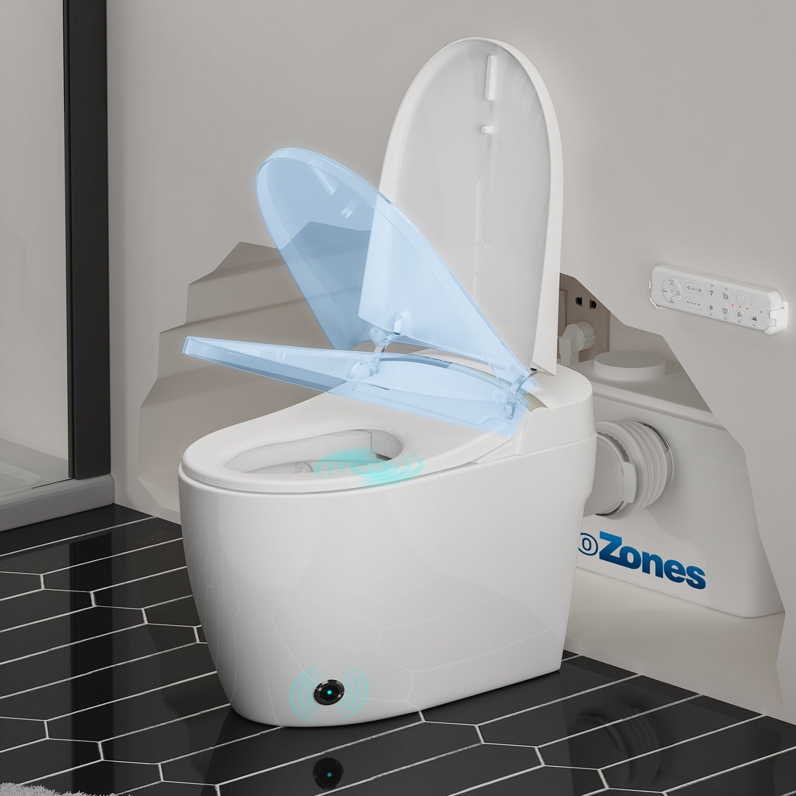 Smart Bidet Toilet with 750PRO Macerator Pump
