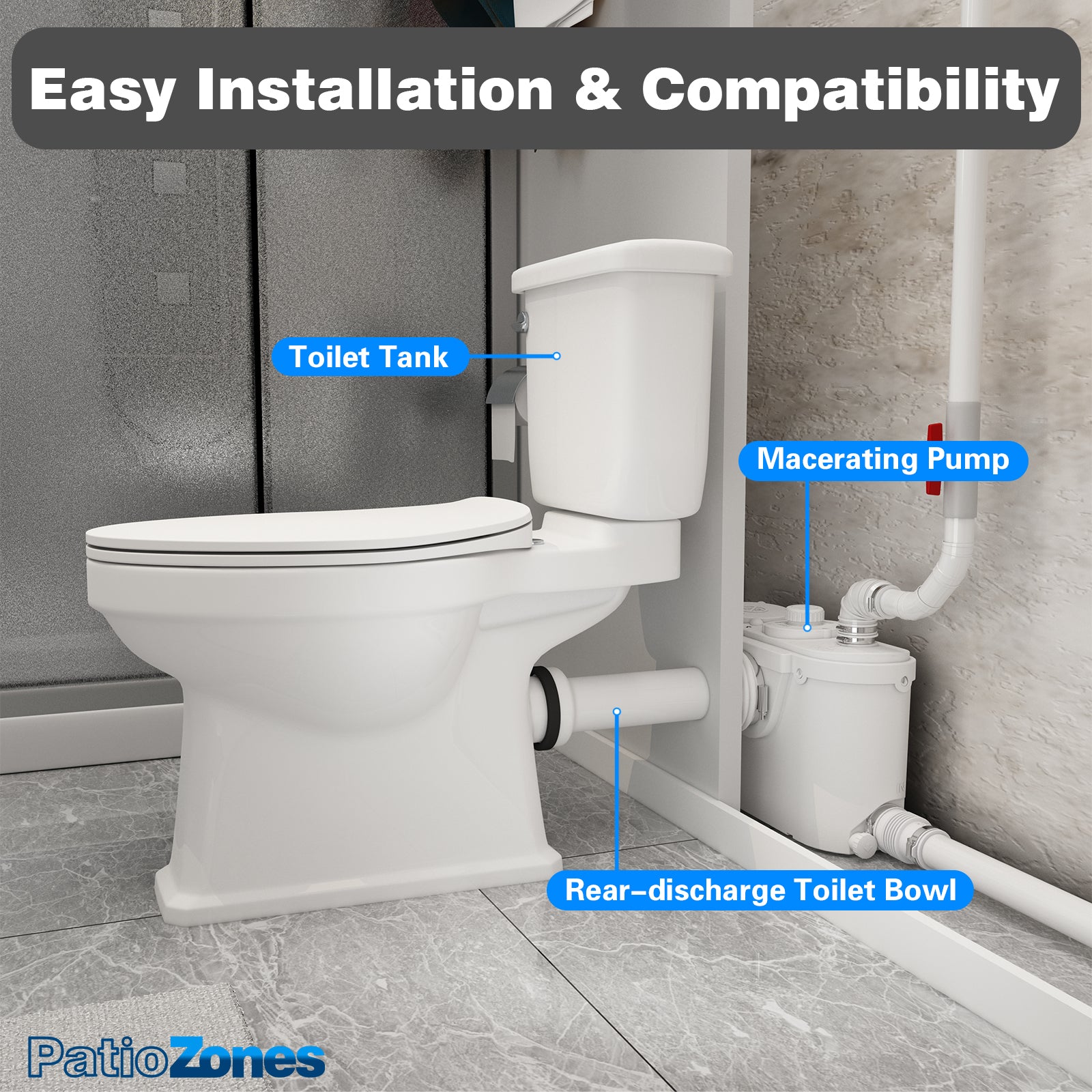 Macerator Pump Extension Pipe