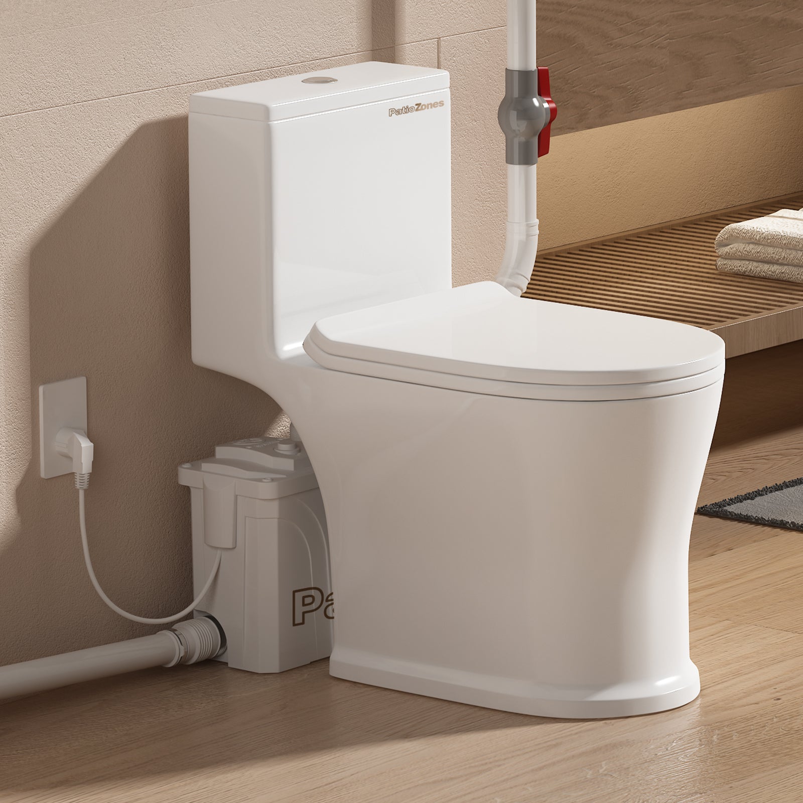 Wholesale Macerator Toilet with Powerful Macerator Pump JLF-FLO700 PatioZones