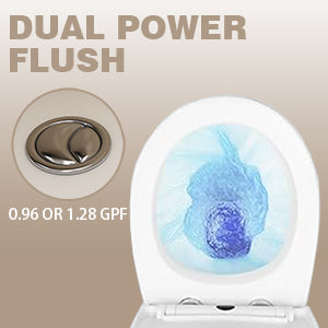 Space-Saving Macerator Toilet with Sewage pump for Restroom MY-FLO500-B PatioZones