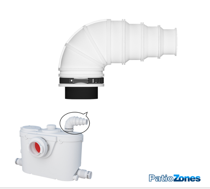 Macerator Pump Check Valve Elbow