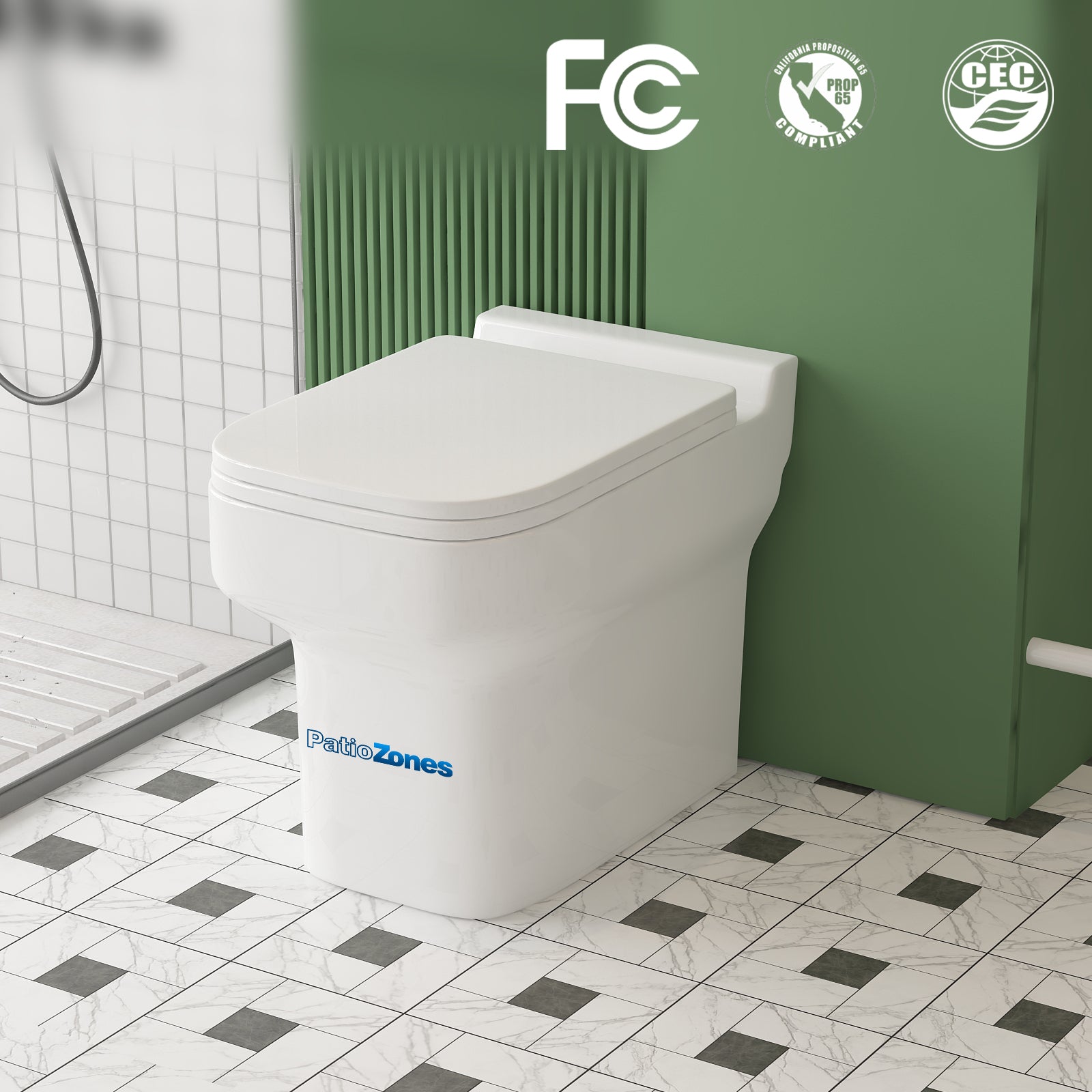 One-piece Macerating Toilet – PatioZones