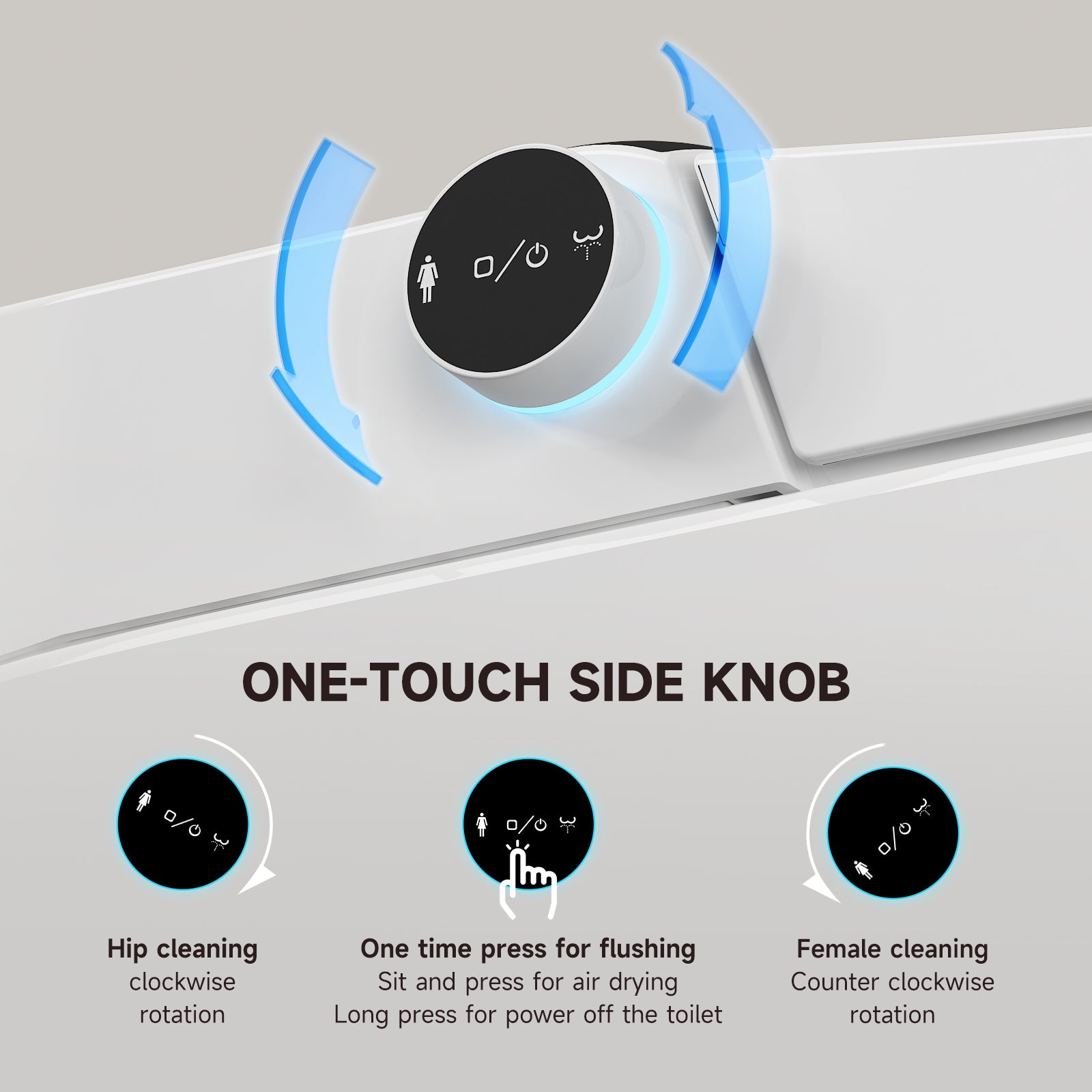 Smart Bidet Toilet with 750PRO Macerator Pump