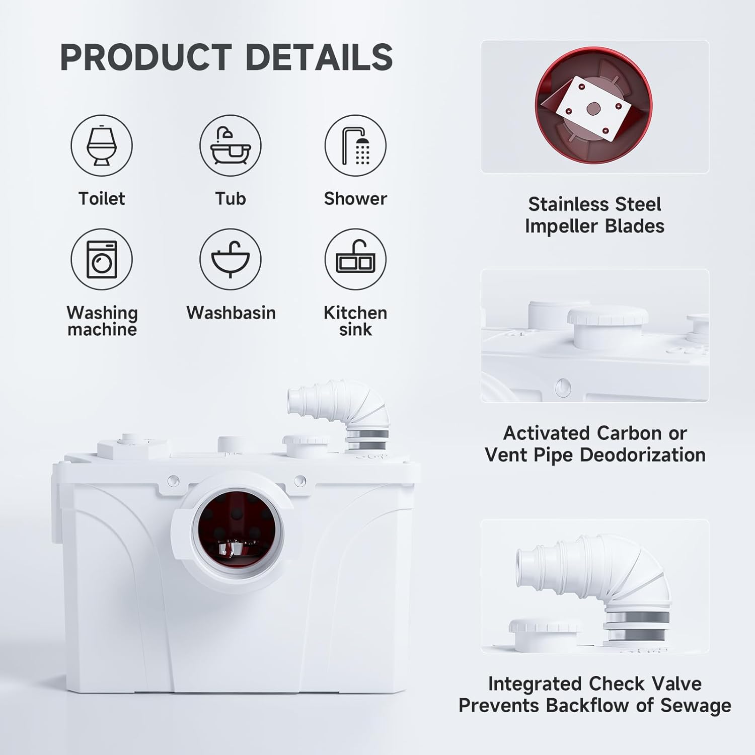 FLO700 PatioZones 700W Macerator Pump