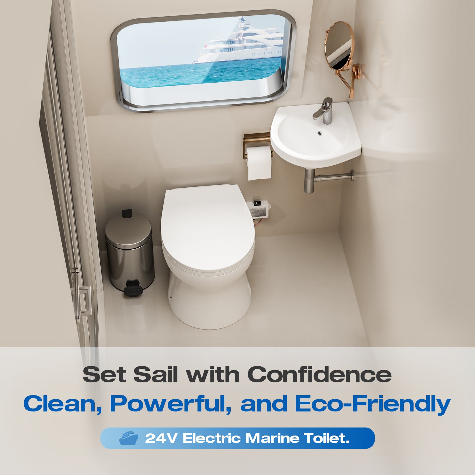 FLO-MT24 Dreamsani Marine Toilet