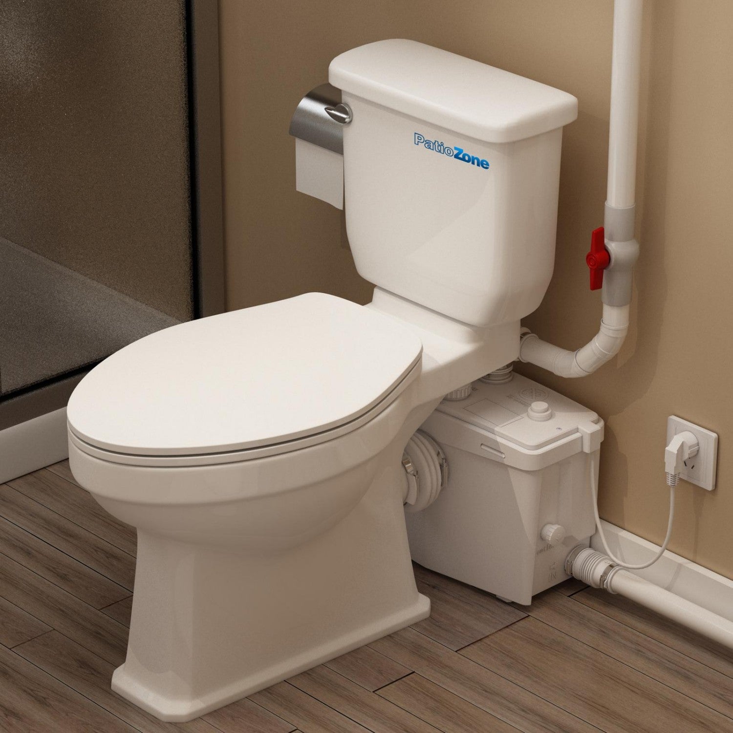 LS-FLO800 PatioZones 800W Macerating Toilet