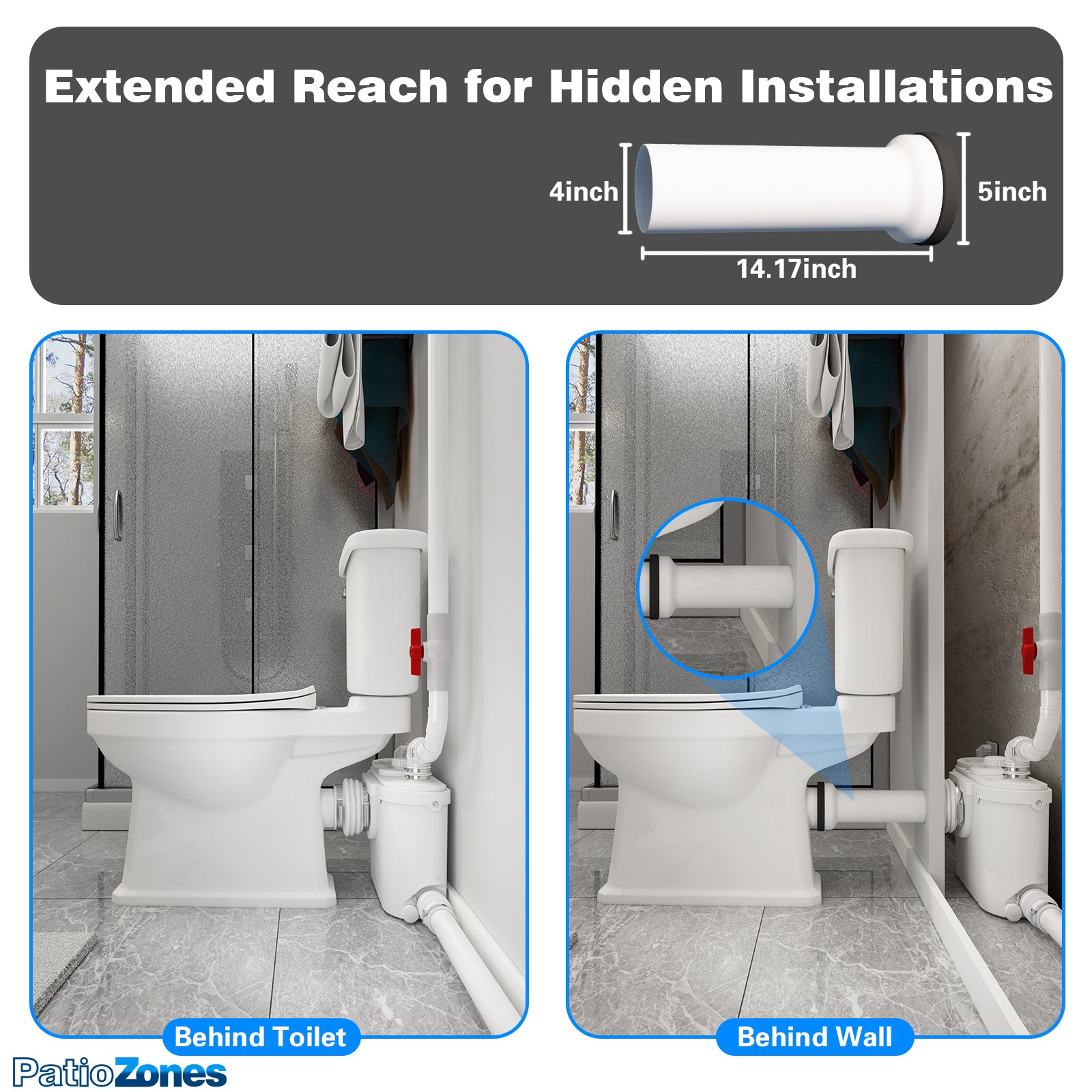 Macerator Pump Extension Pipe