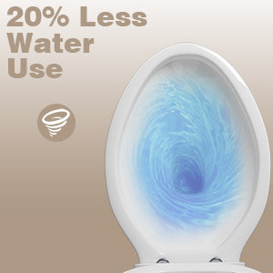 Elongated 500W Macerator Toilet for Basement LS-FLO500-B PatioZones